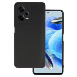 Galinis dangtelis MATT skirtas Xiaomi Redmi Note 12 Pro 5G juodos spalvos - Image 1