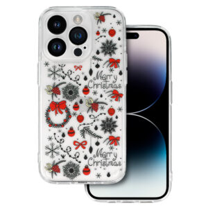 Tel Protect Christmas dėklas skirtas Samsung A25 5G/A24 4G Design 5 Clear