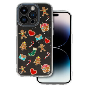 Tel Protect Christmas dėklas skirtas Samsung S23 Ultra Design 2 Clear