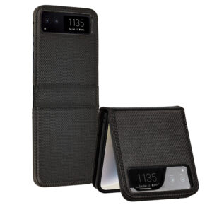 Smart Book MAGNET dėklas skirtas  Motorola RAZR 40 5G juodos spalvos