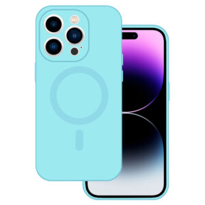 Tel Protect MagSilicone dėklas skirtas Apple iPhone 11 Light mėlynos spalvos