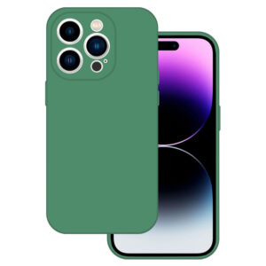 Tel Protect silikoninis Premium dėklas telefonui Apple iPhone 12 žalios spalvos