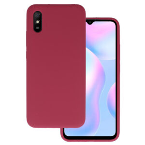 Silikoninis Lite dėklas skirtas Xiaomi Redmi 9A burgundy