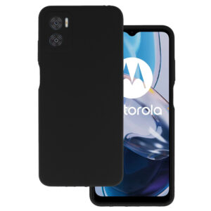 Silikoninis Lite dėklas skirtas Motorola Moto E22/E22i juodos spalvos