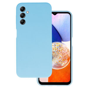 Silikoninis Lite dėklas skirtas Samsung Galaxy A14 4G/5G light mėlynos spalvos