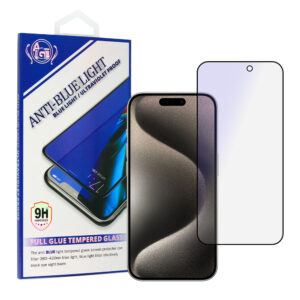 Apsauginis stiklas Anti-Blue Full Glue skirtas Apple iPhone XR
