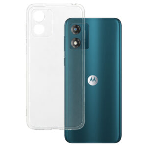 Ultra Clear 1mm dėklas skirtas Motorola Moto E13 skaidrus