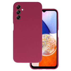 Silikoninis Lite dėklas skirtas Samsung Galaxy M34 5G burgundy
