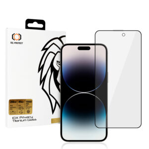 Apsauginis stiklas 10X Privacy Titanium skirtas Apple iPhone 14 Pro Max