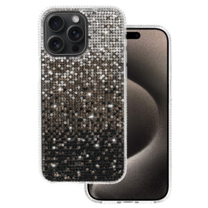 Tel Protect Diamond dėklas skirtas Apple iPhone 14 Pro Max dėklas juodos spalvos