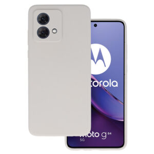 Silikoninis Lite dėklas skirtas Motorola Moto G84 5G titanium