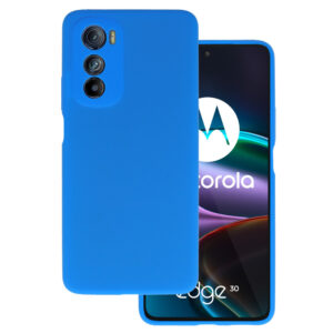 Silikoninis Lite dėklas skirtas Motorola Edge 30 mėlynos spalvos