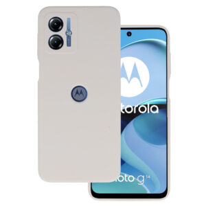Silikoninis Lite dėklas skirtas Motorola Moto G14 titanium