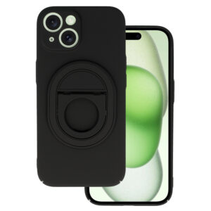 Tel Protect Magnetic Elipse dėklas skirtas Apple iPhone 15 juodos spalvos