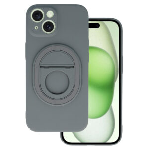 Tel Protect Magnetic Elipse dėklas skirtas Apple iPhone 15 Plus pilkos spalvos