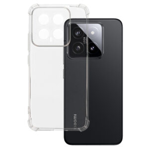 Clin Anti Shock 1,5mm skirtas Xiaomi 14 dėklas telefonui skaidrus