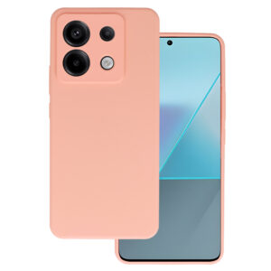 Silikoninis Lite dėklas skirtas Xiaomi Redmi Note 13 Pro 5G persikų spalvos