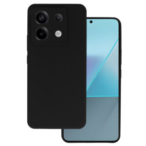 Silikoninis Lite dėklas skirtas Xiaomi Redmi Note 13 Pro 5G juodos spalvos