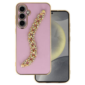 Trend dėklas skirtas Samsung Galaxy S23 FE design 4 rožinės spalvos