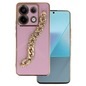 Trend dėklas skirtas Xiaomi Redmi Note 13 5G design 4 rožinės spalvos