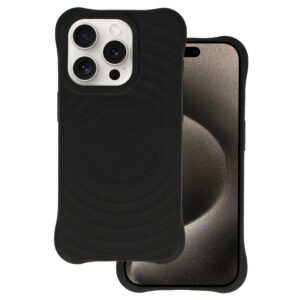Tel Protect Wave Magsafe dėklas skirtas Apple iPhone 11 juodos spalvos