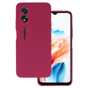 Silikoninis Lite dėklas skirtas Oppo A38 4G burgundy