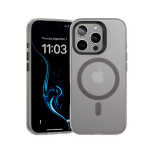 Benks Magnetic Lucid Armor dėklas (0065) Apple iPhone 16 Pro pilkos spalvos