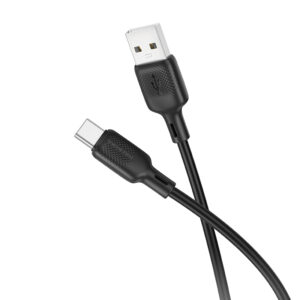 Borofone kabelis BX113 Lenny - USB į Type C - 3A 1 metras juodos spalvos