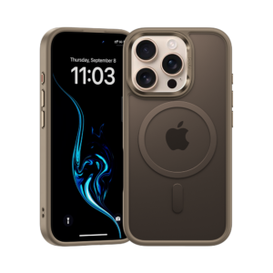 Benks Magnetic Mist dėklas Metal Frame skirtas Apple iPhone 16 Pro titanium