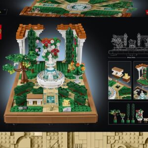 Konstruktorius LEGO® Icons Sodas su fontanu 10359, 1302 vnt.