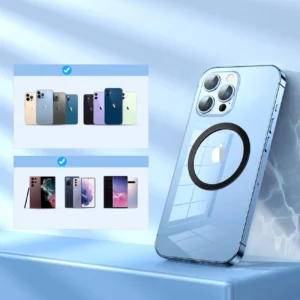 Joyroom set of metal magnetic rings for smartphone 2 pcs. rožinės spalvos (JR-Mag-M3) - Image 3