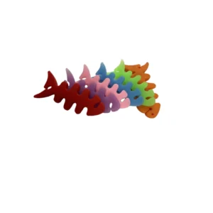 Fish-shaped headphone cable wrap - orange - Image 4