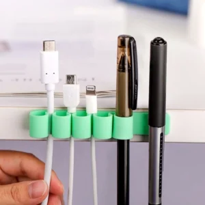 Silicone office organizer - green - Image 5