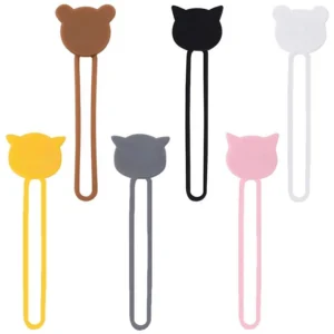 Silicone cable reel - yellow - Image 5