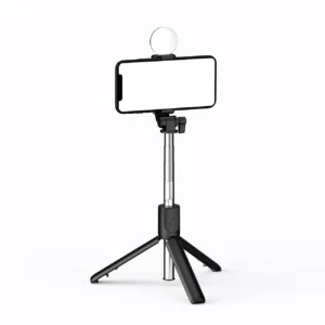 Asmenukių lazda WR1YXS telescopic tripod 0.71m with round lamp - juodos spalvos - Image 4