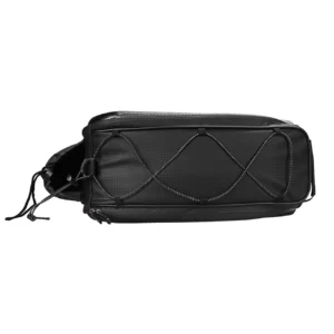 WYA36Y7S Bike Pannier Bag with Long Strap and Expandable Side Pockets - juodos spalvos - Image 7