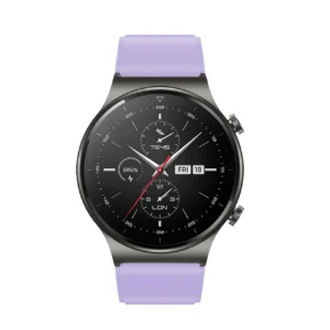 Silikoninė apyrankė Huawei Watch GT 2/3/4/2 Pro/3 Pro/4 Pro/GT 2e 46mm - violetinės spalvos - Image 3