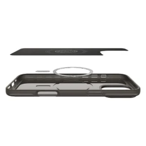 Spigen Thin Fit MagSafe dėklas skirtas Apple iPhone 16 Pro - gunmetal - Image 4