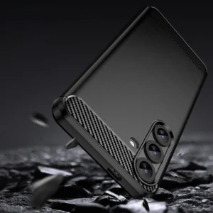 Carbon Case Samsung Galaxy S25 Plus - dėklas telefonui juodos spalvos - Image 4