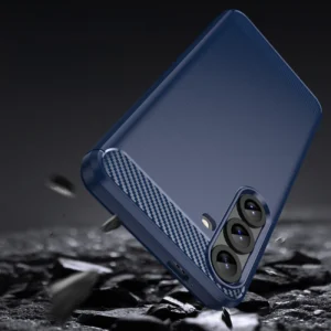 Carbon Case do Samsung Galaxy S25 Plus - dėklas telefonui mėlynos spalvos - Image 4