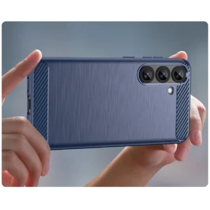 Carbon Case do Samsung Galaxy S25 Plus - dėklas telefonui mėlynos spalvos - Image 5