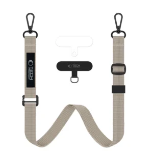 Tech-Protect C65 Rope Crossbody virvelė - Beige