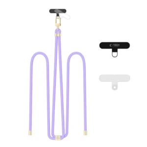 Tech-Protect C7S Rope Crossbody virvelė - violetinės spalvos