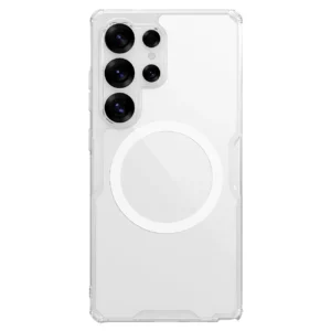 Nillkin Nature TPU Pro Magnetic Case z MagSafe Samsung Galaxy S25 Ultra - białe
