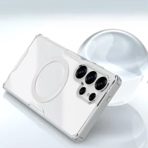 Nillkin Nature TPU Pro Magnetic Case z MagSafe Samsung Galaxy S25 Ultra - białe - Image 6