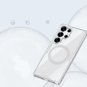 Nillkin Nature TPU Pro Magnetic Case z MagSafe Samsung Galaxy S25 Ultra - białe - Image 9