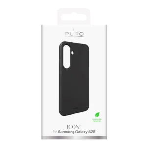 Puro Icon Silicone Samsung Galaxy S25 - dėklas telefonui juodos spalvos - Image 3