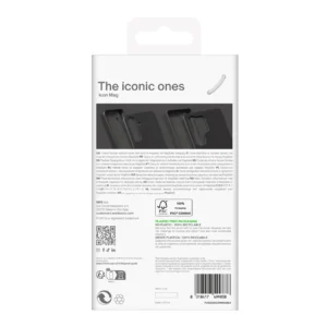 Puro Icon Mag Silicone with MagSafe Samsung Galaxy S25 - dėklas telefonui juodos spalvos - Image 4