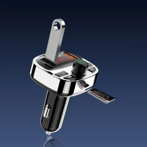 Dudao R2PRO+ FM moduliatorius with PD25W Bluetooth 5.3 RGB Charging Ports - juodos spalvos ir sidabro spalvos - Image 5