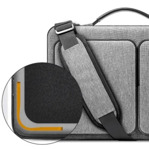 Krepšys nešiojamam kompiuteriui 15-16 Tech-Protect Defender Bag - pilkos spalvos - Image 5